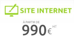 Site Internet  partir de 990 € HT