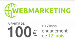 A partir de 100€ HT/mois engagement de 12 mois